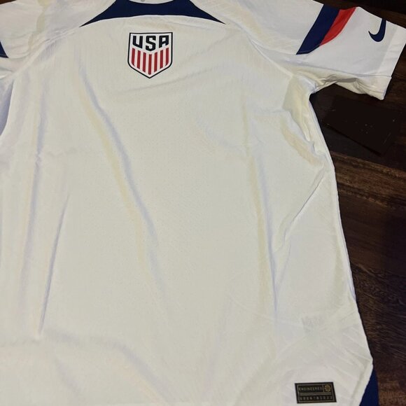 NWOT Nike Mens Team USA Soccer Vapor Match Authentic Jersey Size Medium White - Picture 2 of 8
